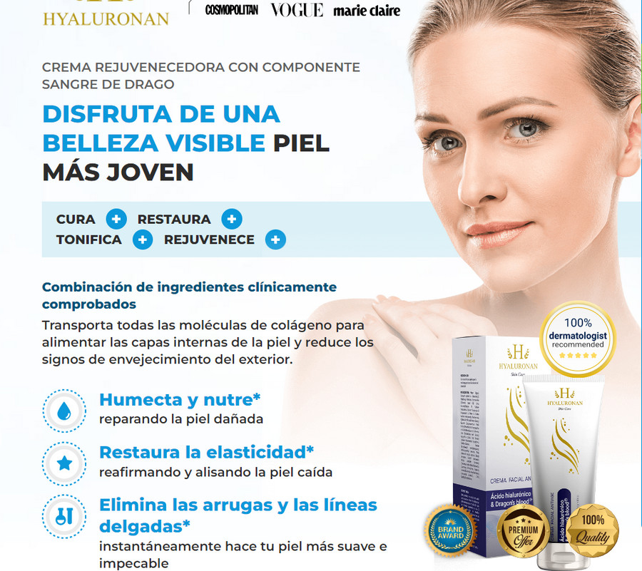 1 Hyaluronan crema facial
